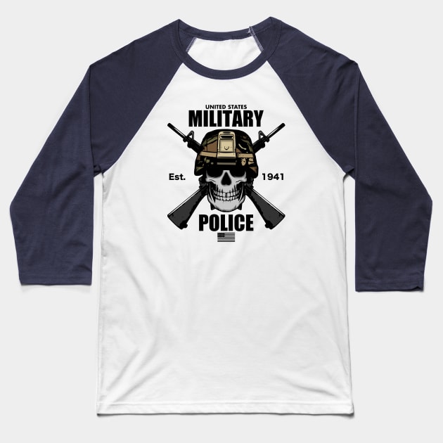 US Military Police Baseball T-Shirt by TCP